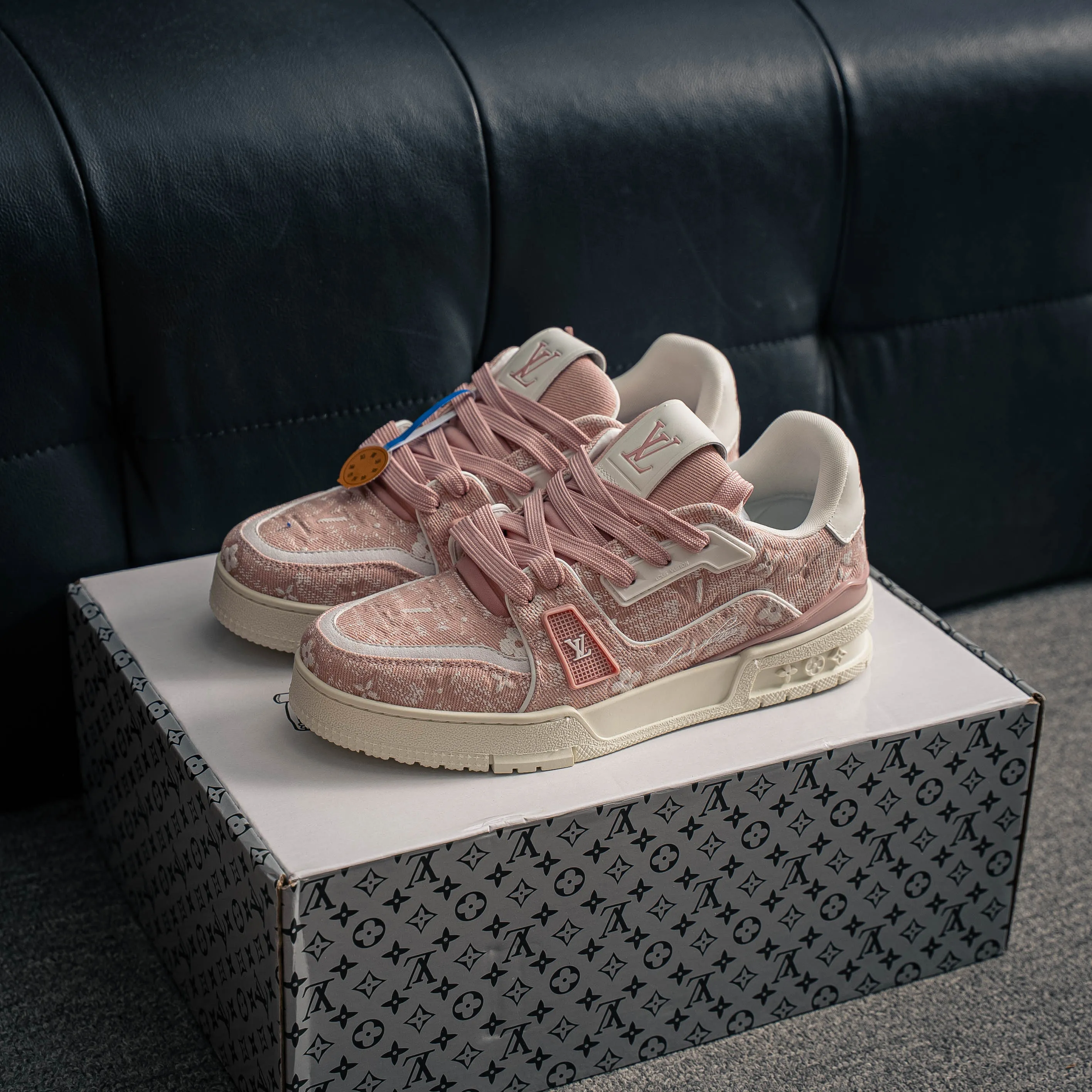 【L 2 】 Premium LV Classic New Arrival ✦ 1:1 ， ， ✦ Cowhide Leather Shoes ， LOGO ✦ + ，